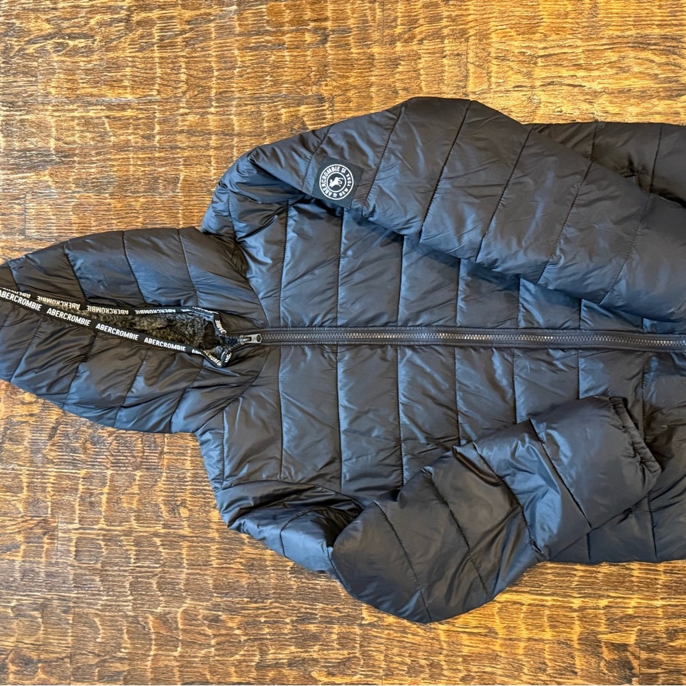 Abercrombie Kids Black Puffer Jacket